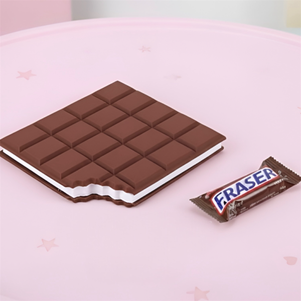 Chocolate Diary and Chocolate Eraser Combo – Cute Stationery Set for Kids (Set of 2)