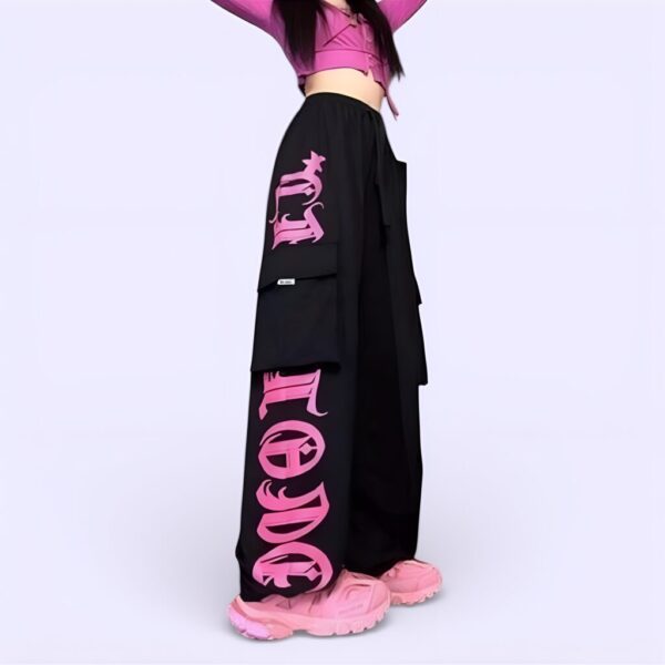 Lugrantha Black Cargo Jogger Pant for Women – Stylish Cotton Blend Track Pants