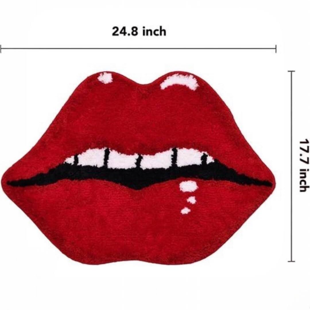 Red Lip Mat Size