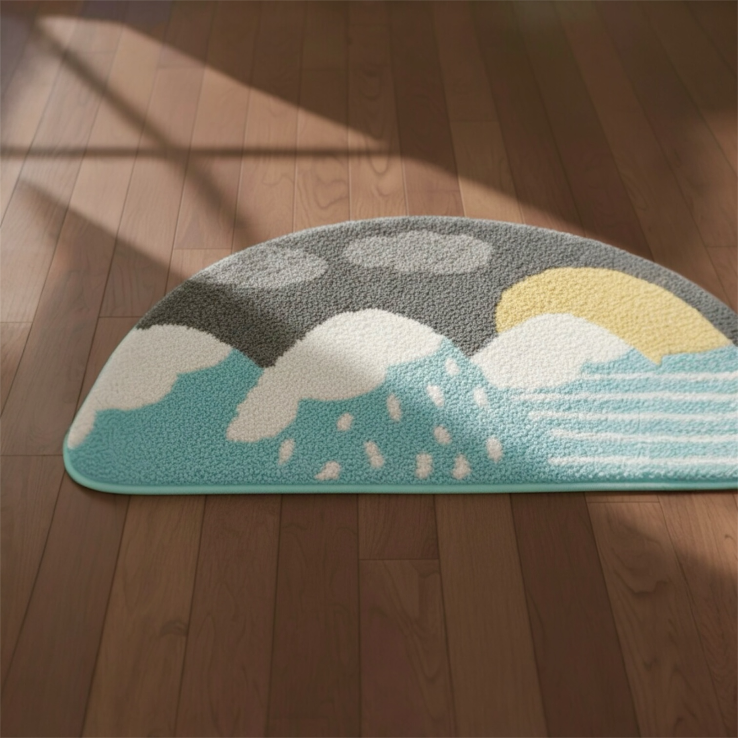 Super Absorbent Microfiber Anti Skid Floor Mat 40x60 cm Mountain side view