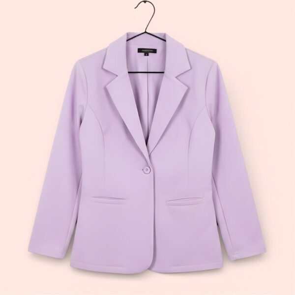 TJ Fashion Women Solid Blazer with Cami