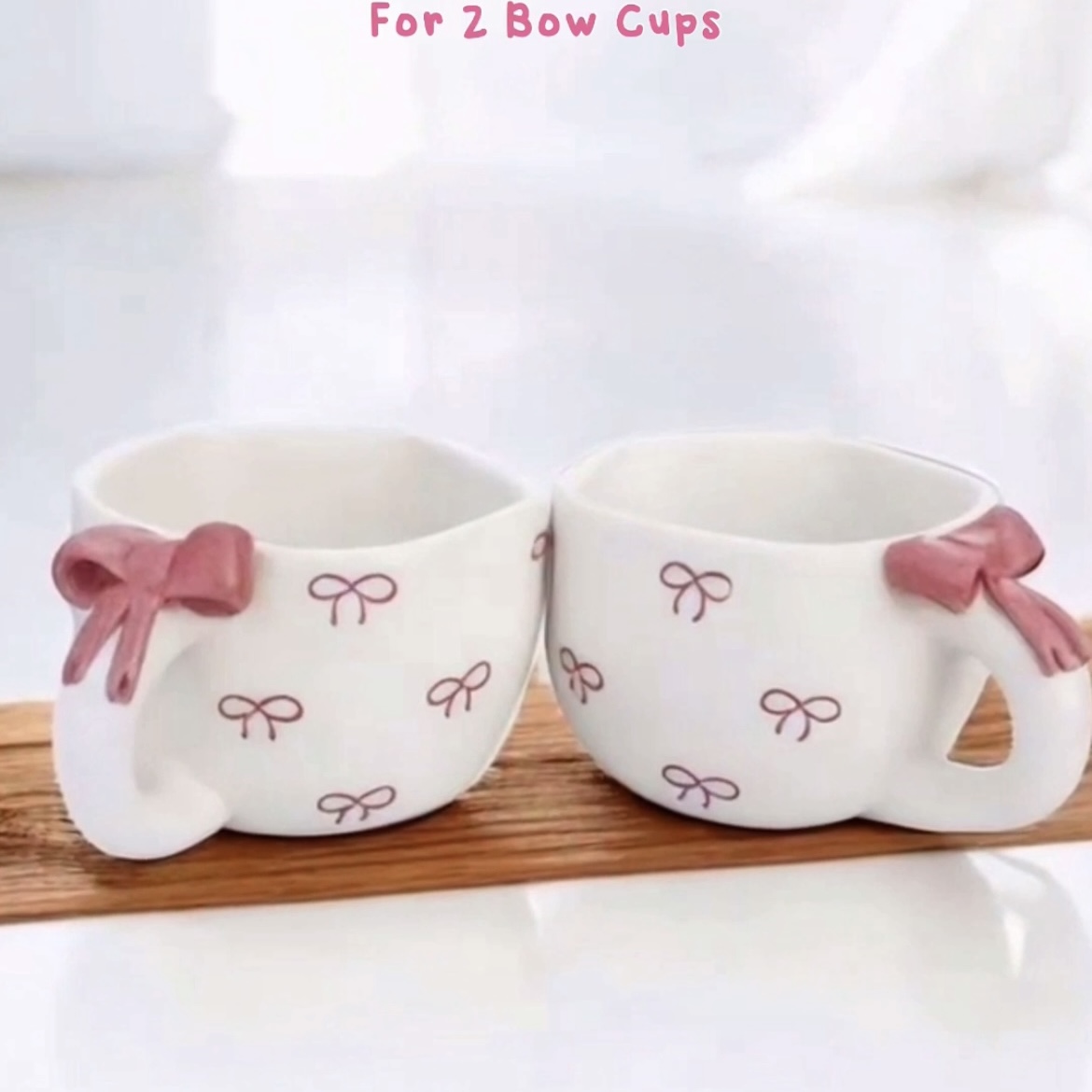 Cute Aesthetic Ceramic Cups & Saucer Set (Pinterest Style Collection) - Image 2