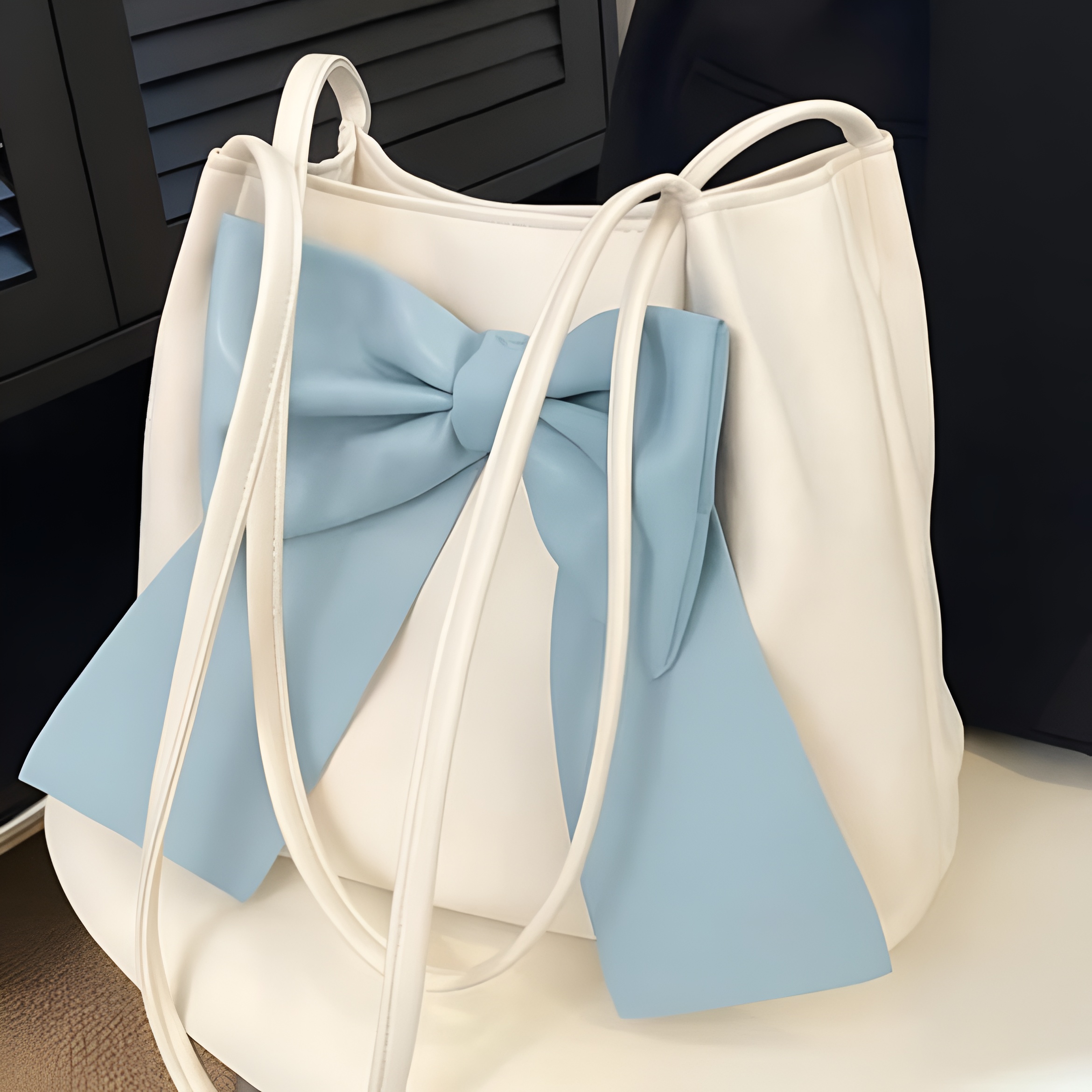 Aesthetic Large Bow Handbag for Women - Image 8