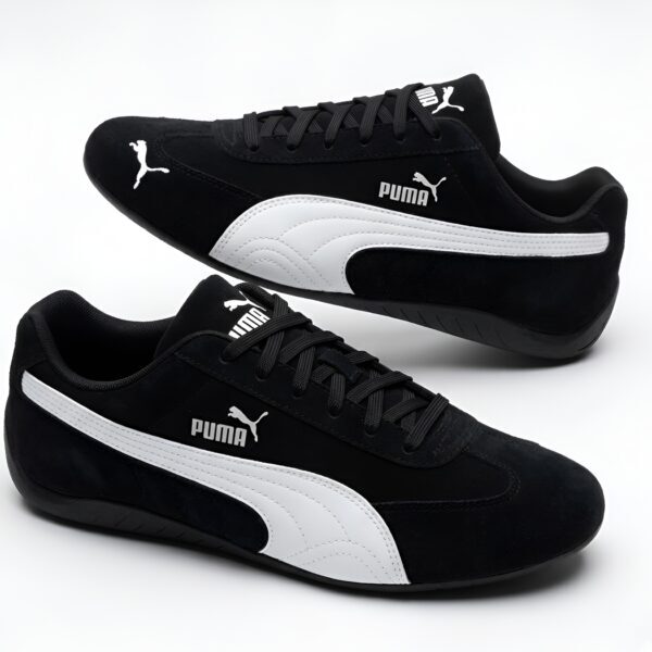 Black Streetwear Classic Lace-Up Sneakers