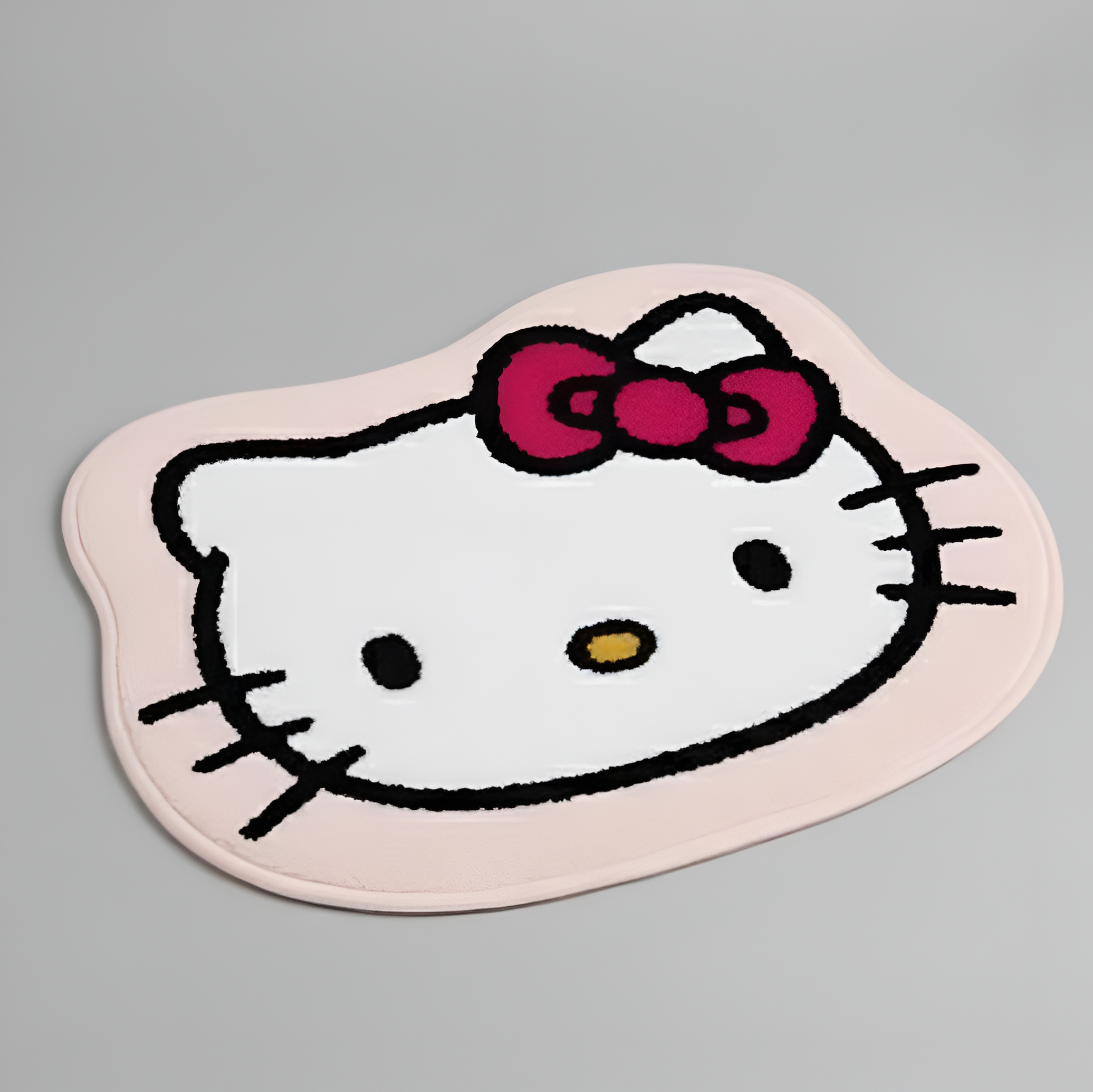 Cute Kitty Cartoon Shaped Floor Mat (Soft Non-Slip Rug)