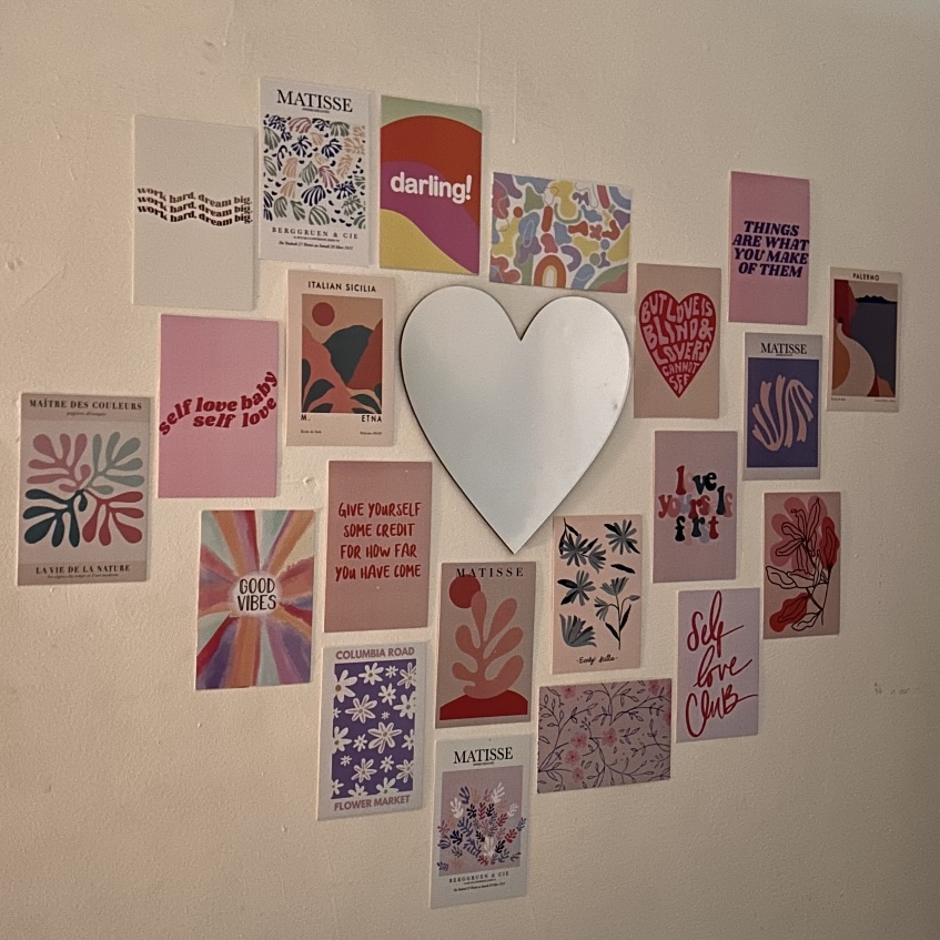 Danish Pastel Aesthetic Wall Collage Kit – 50 PCS Peel and Stick Posters