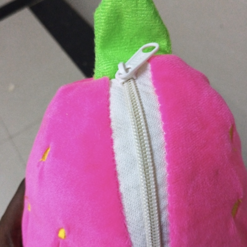 Strawberry Rabbit Plushie – Cute Pink Bunny Soft Toy