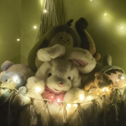 Macrame Toy Hammock – Boho Wall Storage for Plush Toys