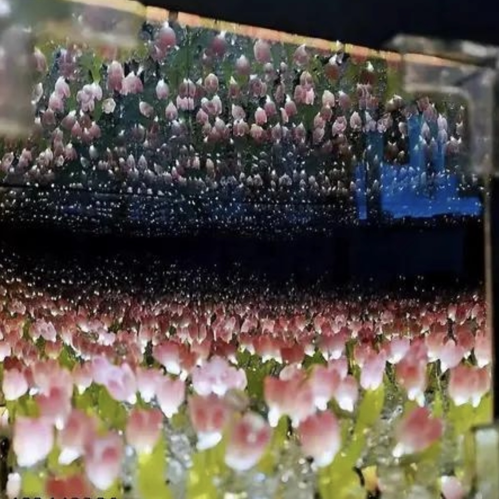 Tulip Cube Mirror Lamp – DIY LED Flower Decorative Light