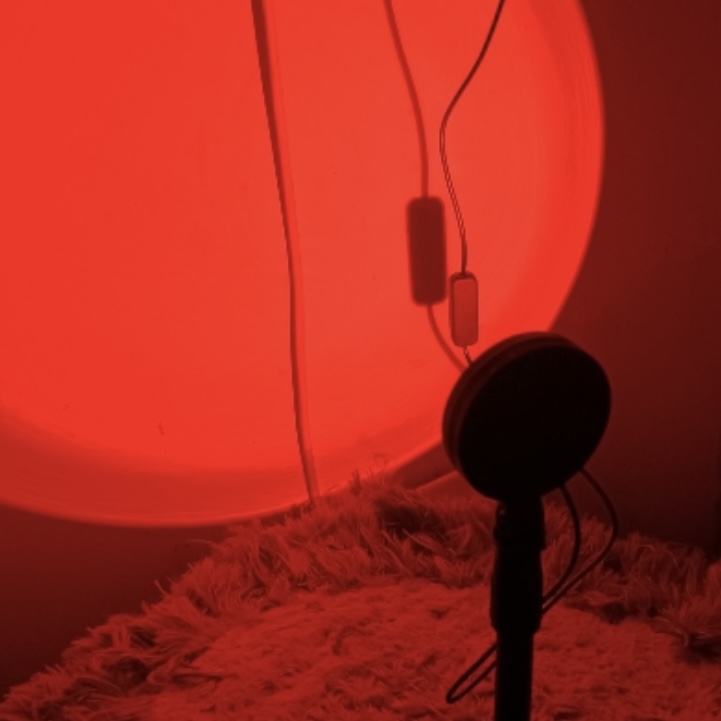 16 Color LED Sunset Projection Lamp with Remote