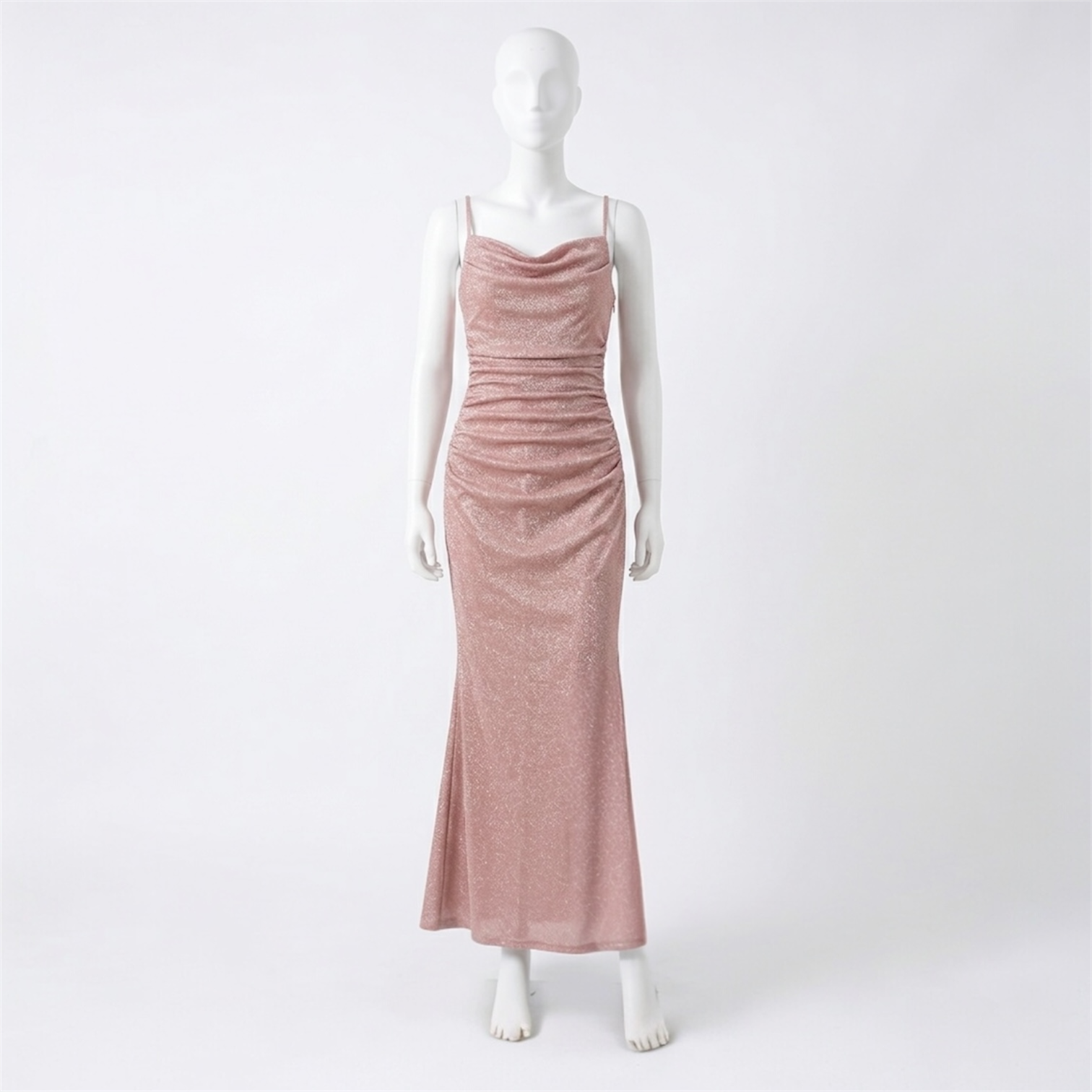 Pink Bodycon Party Dress for Women (Strapless Lycra)