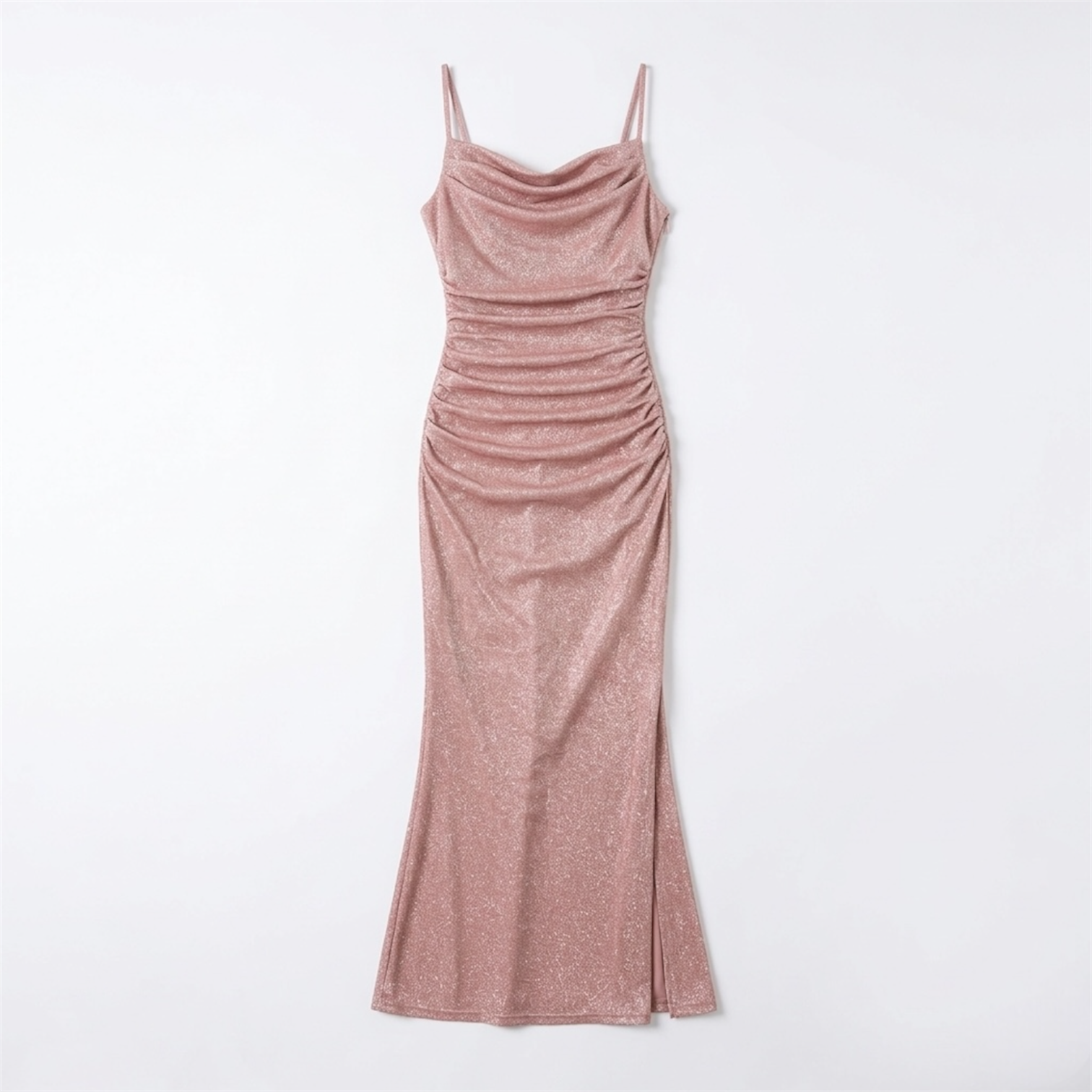 Pink Bodycon Party Dress for Women (Strapless Lycra)